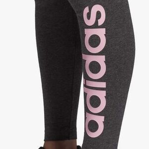 Pink adidas Women's Essentials Linear Tights